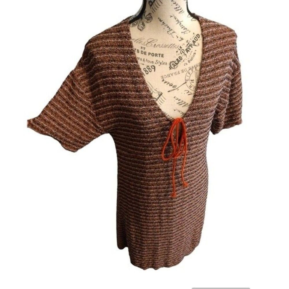 Zara morrocan tie front  dress Small Boho Feminine Cottage Core